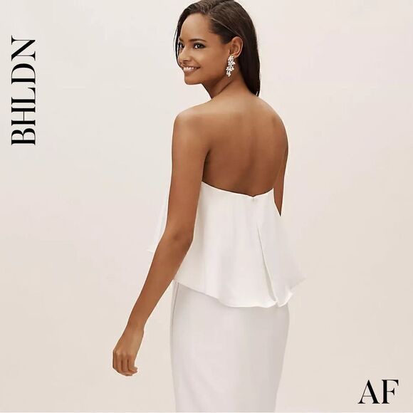 BHLDN KELLI MIDI DRESS IN WHITE NEW SIZE 12 - Picture 3 of 8